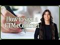 How to Sign a Contract in CTM eContracts Tutorial