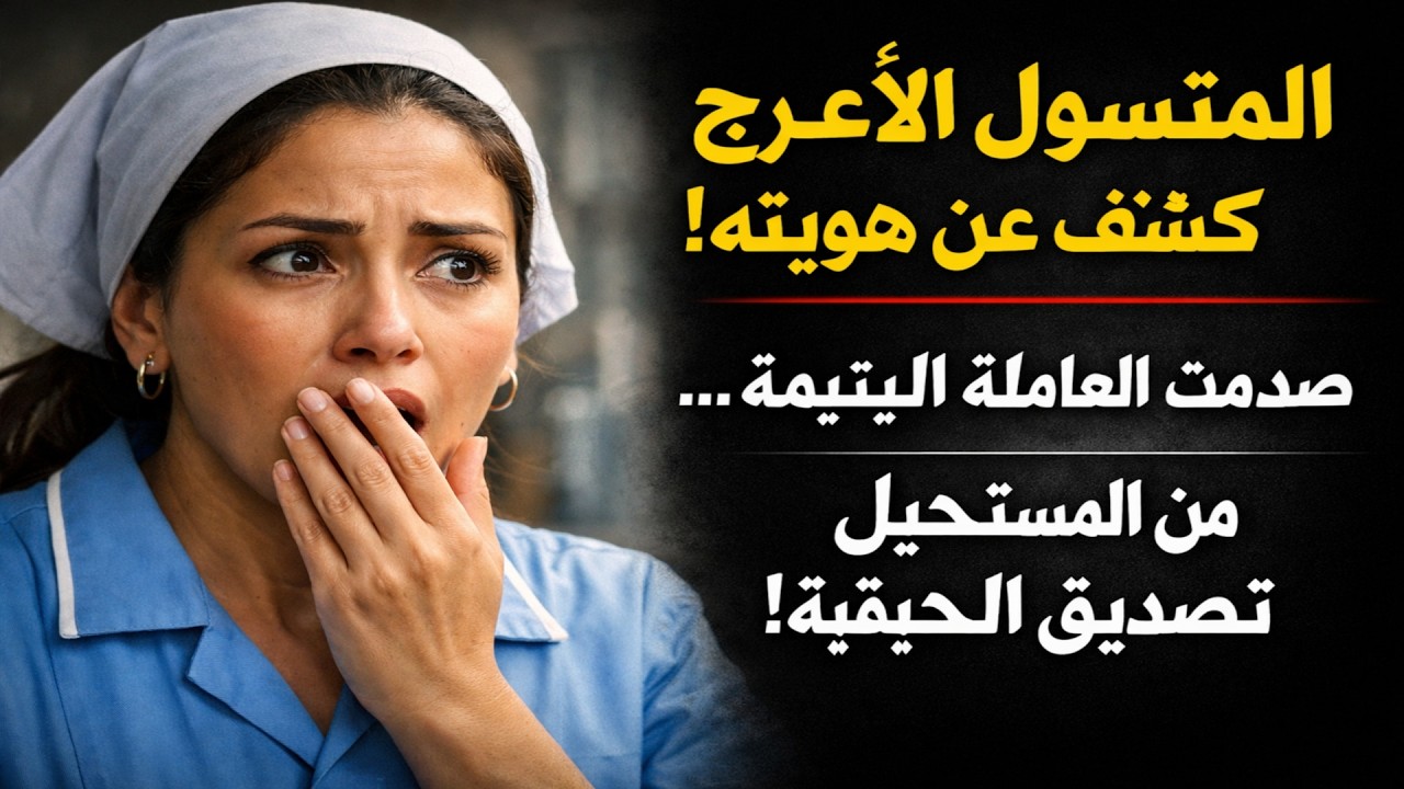 أعطت المتسول الأعرج 50 ريالاً.. وعندما كشف عن هويته، صُدمت عاملة النظافة اليتيمة!