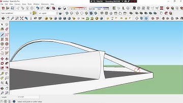 sketchup class 15. Modeling of bridge , part 1