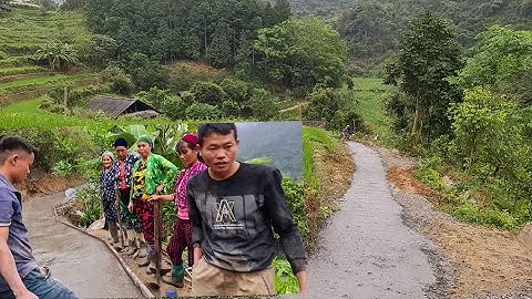 Pây Hầu đến16 hộ Lũng Buông có đường đến tận nhà. Nguyễn Tất Thắng