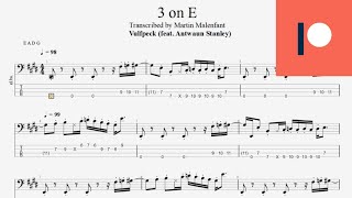Video thumbnail of "Vulfpeck - 3 on E (bass tab)"