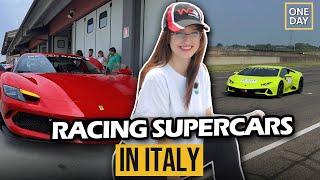 One Day Racing Supercars in Italy | Slowest Driver Ever?