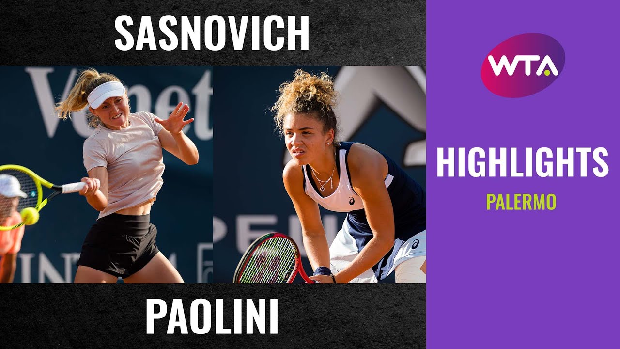 Aliaksandra Sasnovich vs. Jasmine Paolini | 2020 Palermo Second Round | WTA Highlights