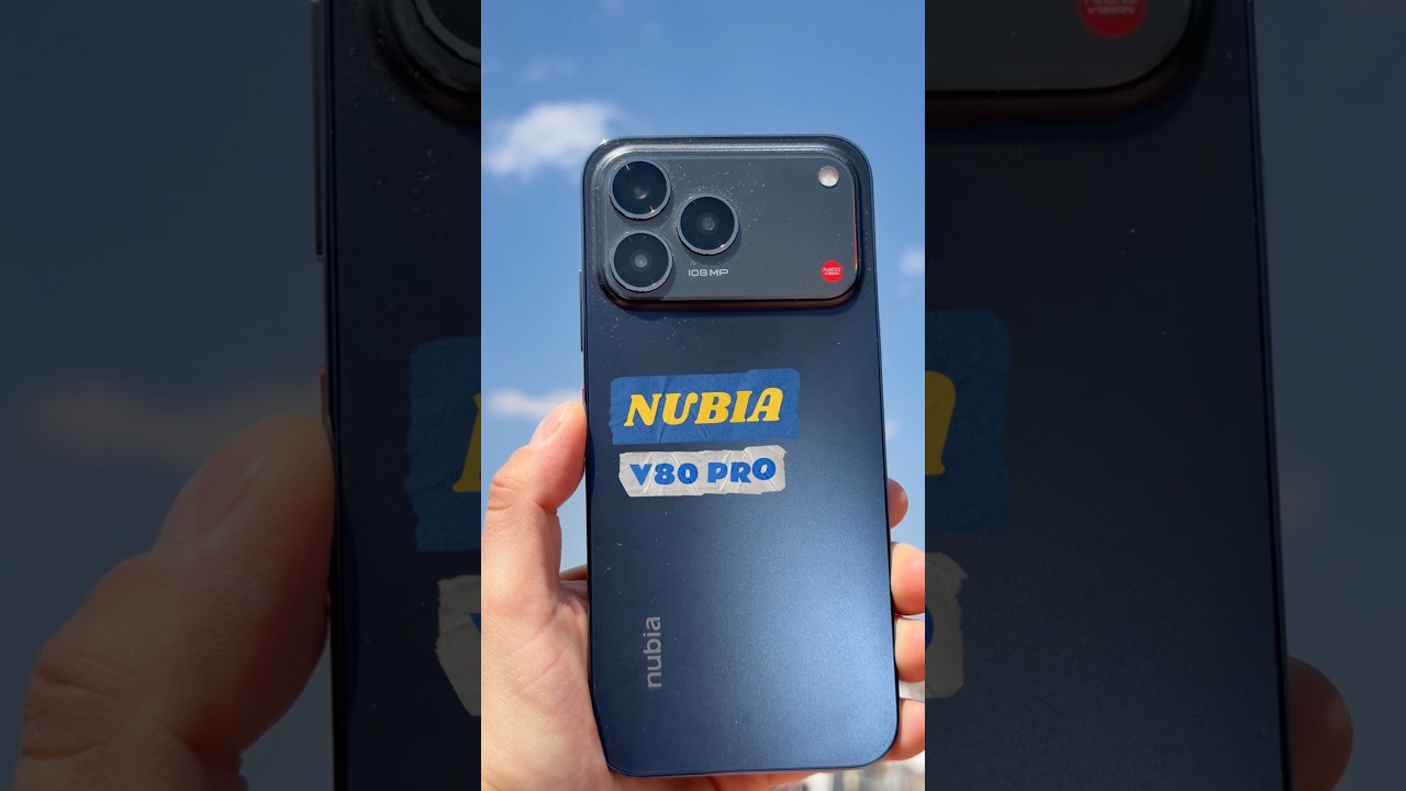 🔥 NUBIA V80 PRO: Un Gama Media que cambia de color 🤯 