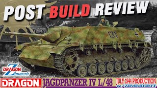 JP IV Buddy Build -- Jagdpanzer IV L/48 July 1944 with Zimmerit  Post-build Review (Dragon 6369)