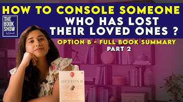 Option B | Full Book Summary - Part 2 | Eng Subs | The Book Show ft. RJ Ananthi