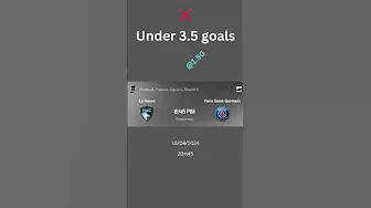 RESULTAT PRONO HAC VS PSG 16/08/24 thumbnail