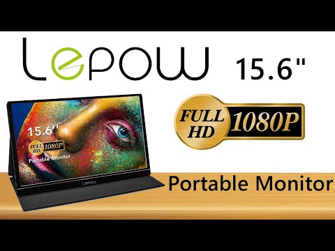 Memperkenalkan monitor Lepow Type C 1080p Portabel