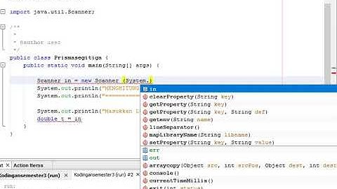 Pemrograman Java - Mencari luas prisma segitiga