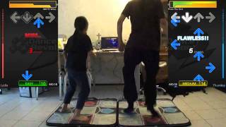 DDR/StepMania - WHITE WALL - Pluto The First [boss song] - Basic / Difficult on foam mat