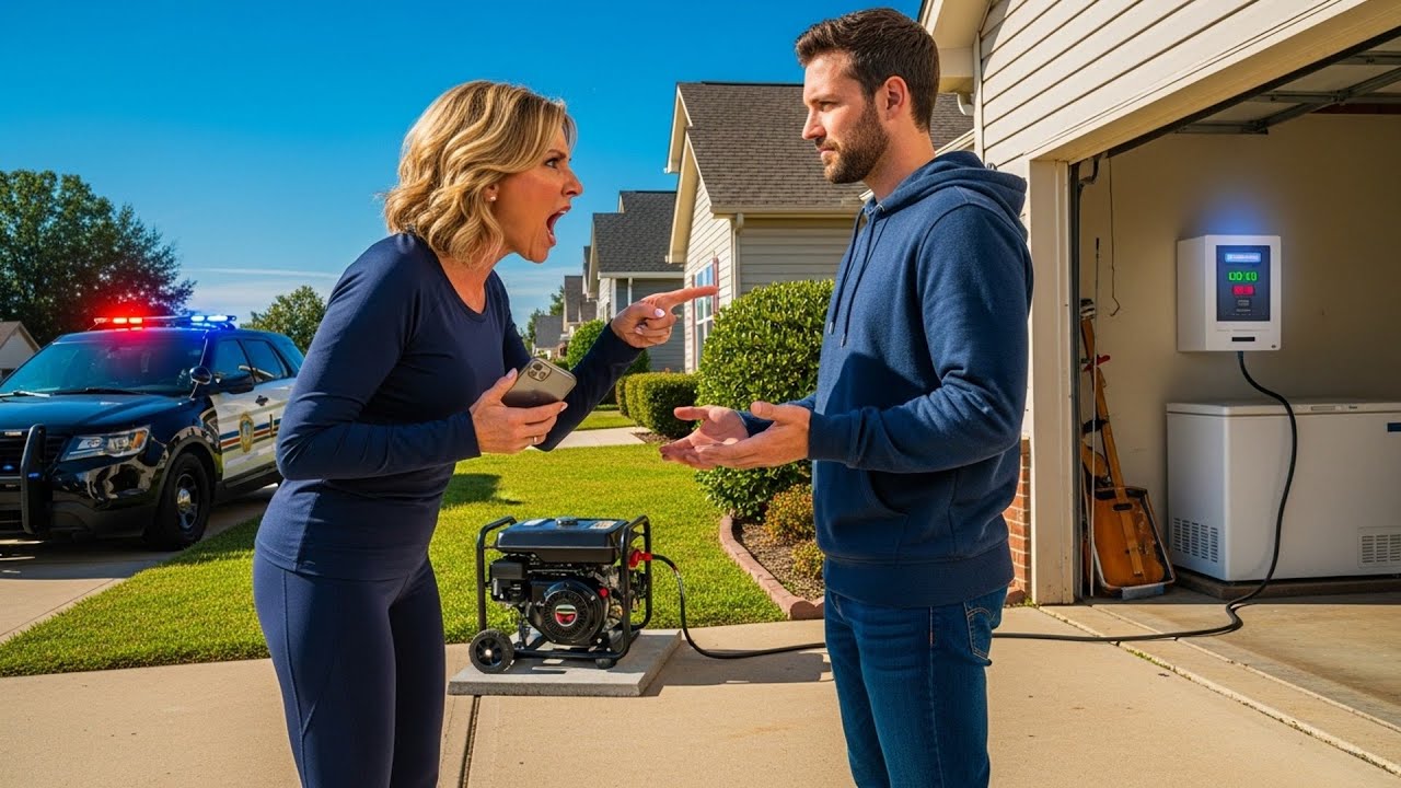 HOA Karen Called Police Over Generator, Didn't Know It Was Also Powering Her Freezer Next Door