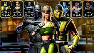 Klassic Team Scorpion Sonya Blade & Noob Saibot Faction Wars | Mortal Kombat Mobile - No Commentary