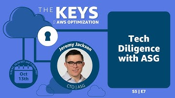 Tech Diligence with ASG | The Keys to AWS Optimization | S5 E4