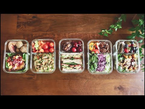 점심 밀프랩 아이디어들 | lunch mealprep ideas!