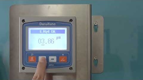 Online pH Controller can Modify the Calibration Value by User