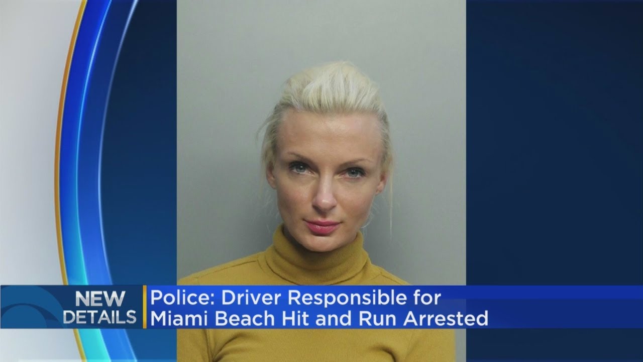 Woman Charged In Miami Beach Hit And Run - YouTube