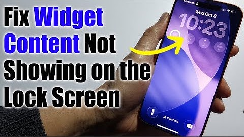 iPhone iOS 26: Widgetinhoud oplossen die niet op het vergrendelscherm wordt weergegeven