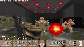 Ultimate Doom: Nostalgia Zero E1M2 "Fight Fire with Fire" UV-Max in 1:49