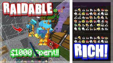 WE MADE THE RICHEST FACTION RAIDABLE ON CAVEPVP!!