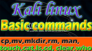 kali linux basics commands cp| mv| cat| man| mkdir| rm| cd| ls|  touch| clear|locate (Hindi/Urdu)
