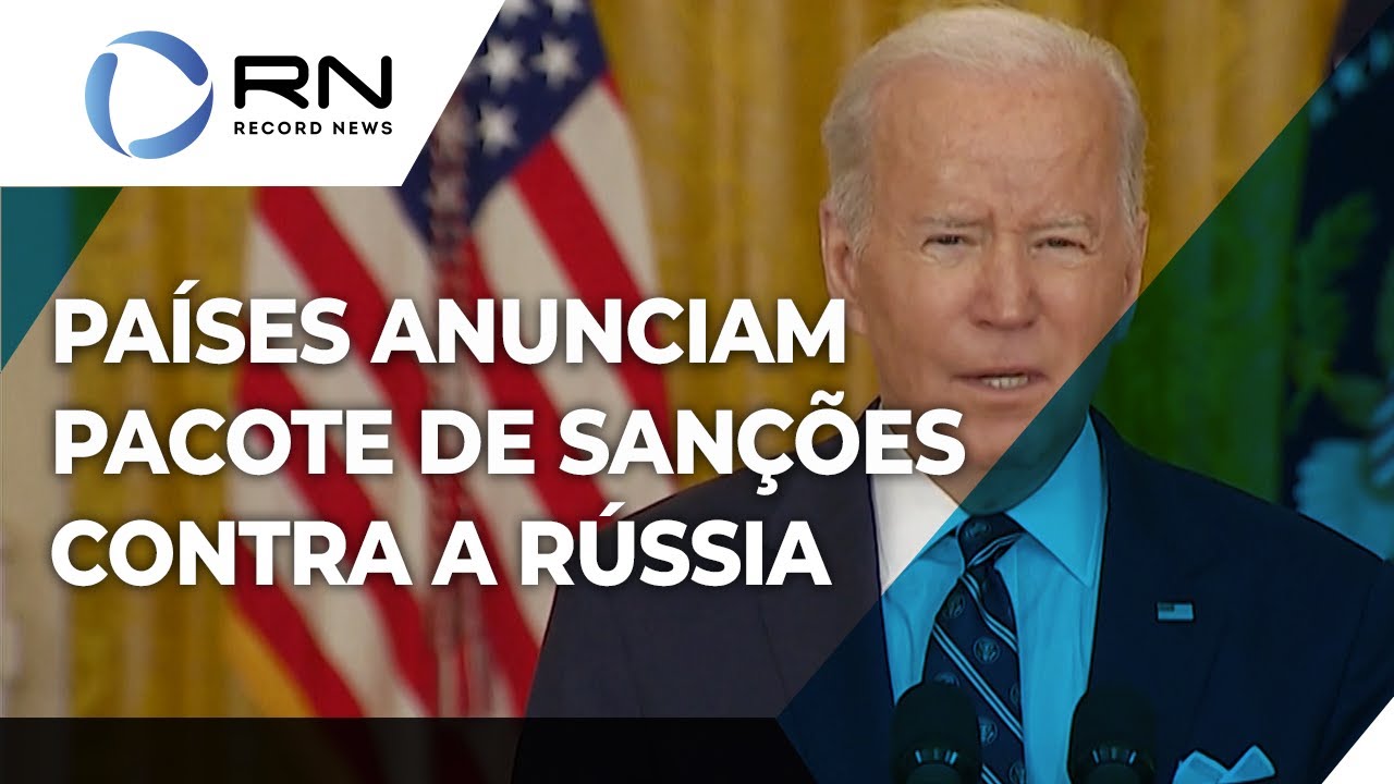 Países anunciam pacote de sanções contra a Rússia