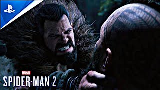 Introducing Kraven the Hunter first appearance Marvel's Spider-Man 2 2023 PS5 Gameplay