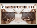 LOUIS VUITTON MINI POCHETTE // What Fits Inside // WIMB