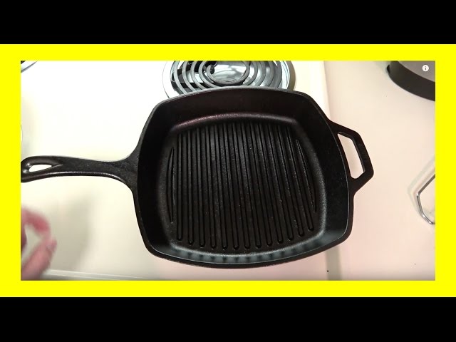 Lodge P12SG3 12 Square Cast Iron Griddle