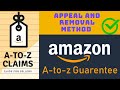 Amazon A to Z claim Solution and Appeal method   | #atoz Claim