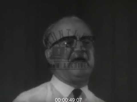 Eugene &rsquo;Bull&rsquo; Connor talks about Segregation, 1960s - Film 1099231