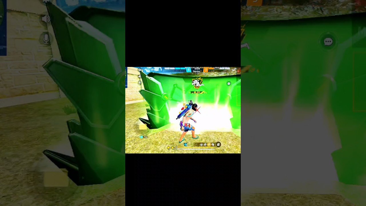 Enemy Shocked 😱 Green Gloo Wall Save | FF Gameplay