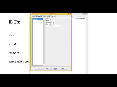 Selection of Python IDE [UR] Module 1 Lecture 9 ZE - 208