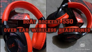 boAt rockerz 550 over ear wireless headphone unboxing ||best headphones in 2021| headphone unboxing😍 screenshot 2