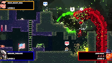 Broforce: Predator beats Alien yo