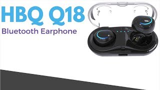 [Truly Wireless] HBQ Q18 Bluetooth Earphone / 650mAh Charger Box