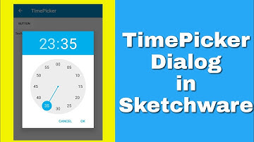 TimePickerDialog in Sketchware