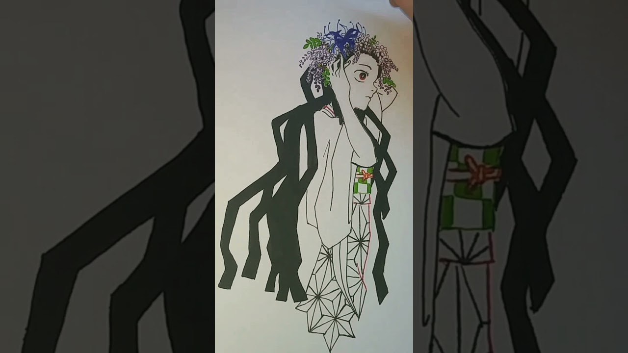 Nezuko Ink Timelapse 