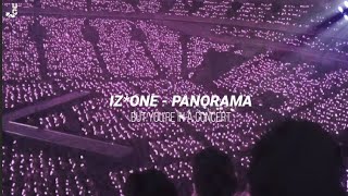 IZONE - PANORAMA | BUT YOU'RE IN A CONCERT | 🎧USE HEADPHONES🎧 | 8D EMPTY ARENA HALL EFFECT