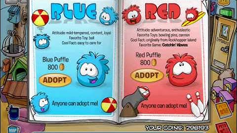 How To Get The Rainbow Puffle In Club Penguin