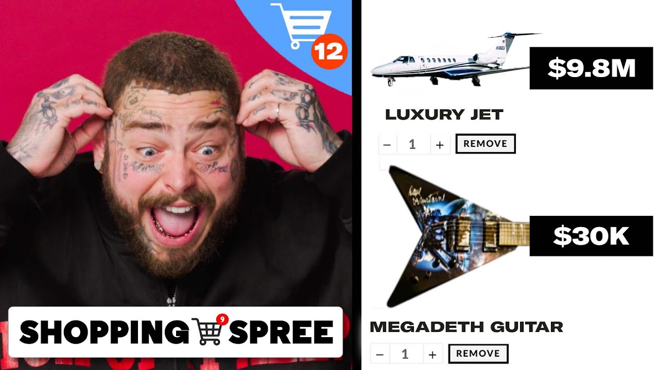 Post Malone's $3.1M Shopping Spree | GQ