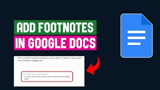 Add Footnotes in Google Docs | Simple Step-by-Step Tutorial
