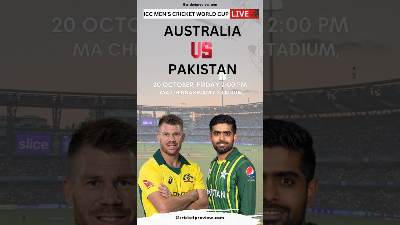 Australia Vs Pakistan At 