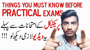 Things You Must Know Before PRACTICAL EXAMS | FT Presentation