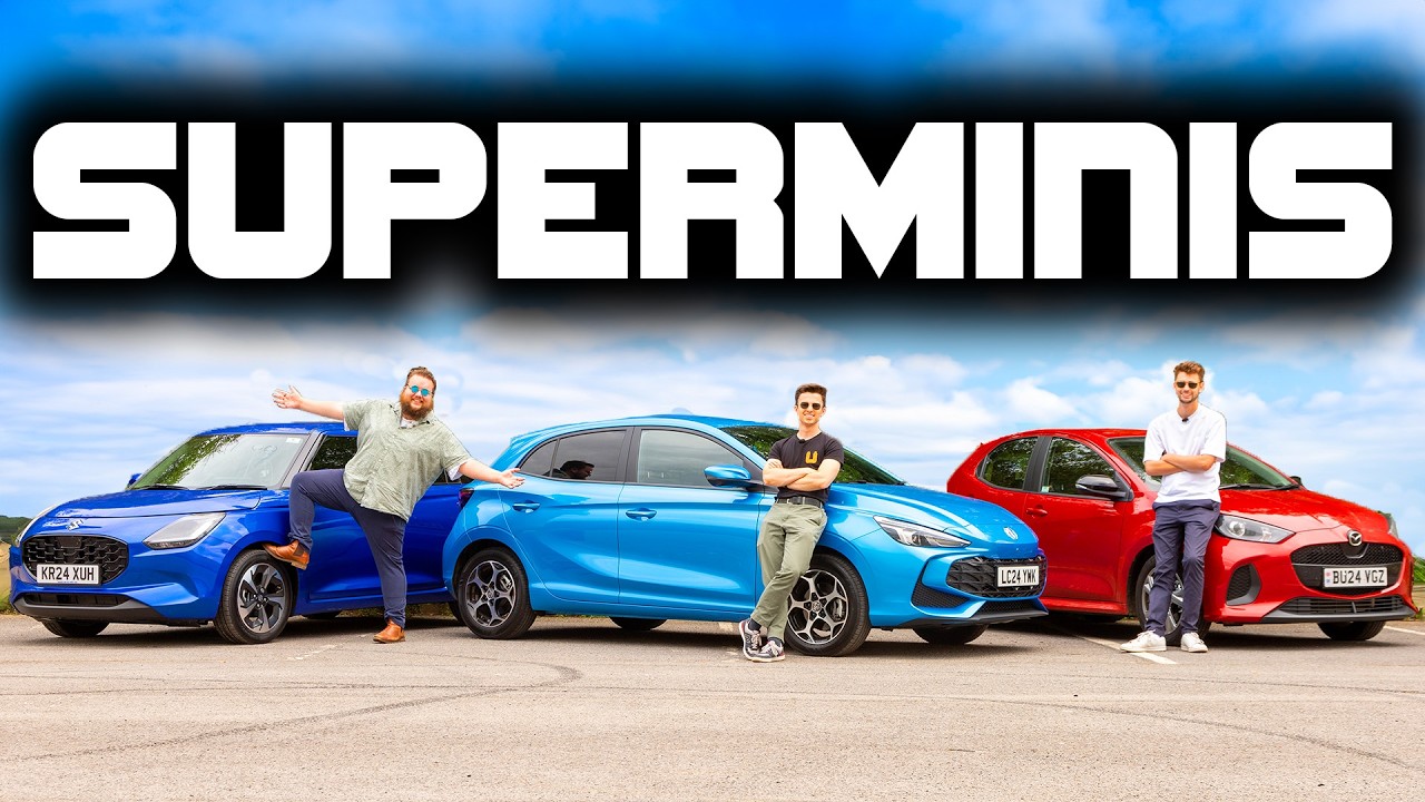 Which Is the Best Hybrid Supermini? 2025 MG3 Hybrid+ vs Mazda 2 vs Suzuki Swift Shootout