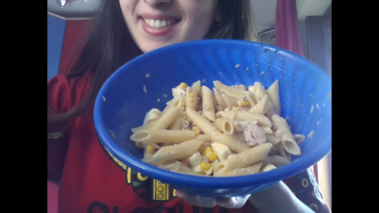 ASMR ita: ITALIAN Pasta Fredda (all'insalata) || Eating Sounds #2  😋