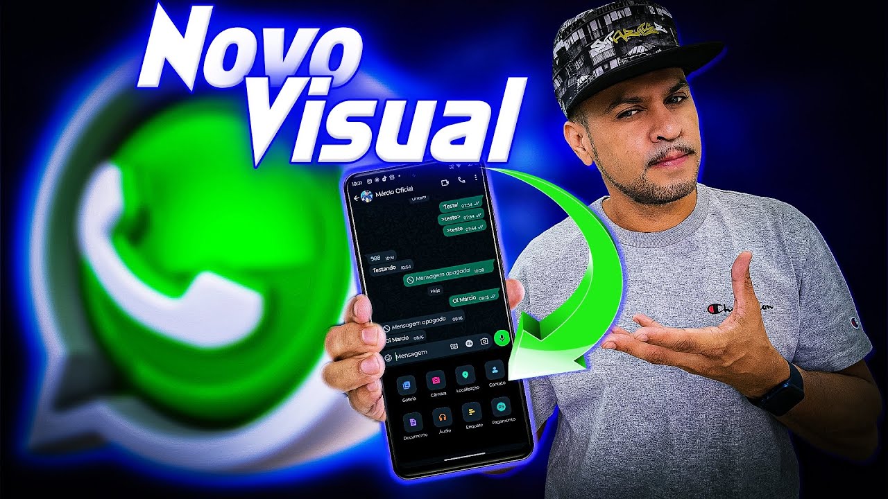 WhatsApp Atualizou e Ganhou um Visual Moderno no Menu de Anexo - 2024 ...