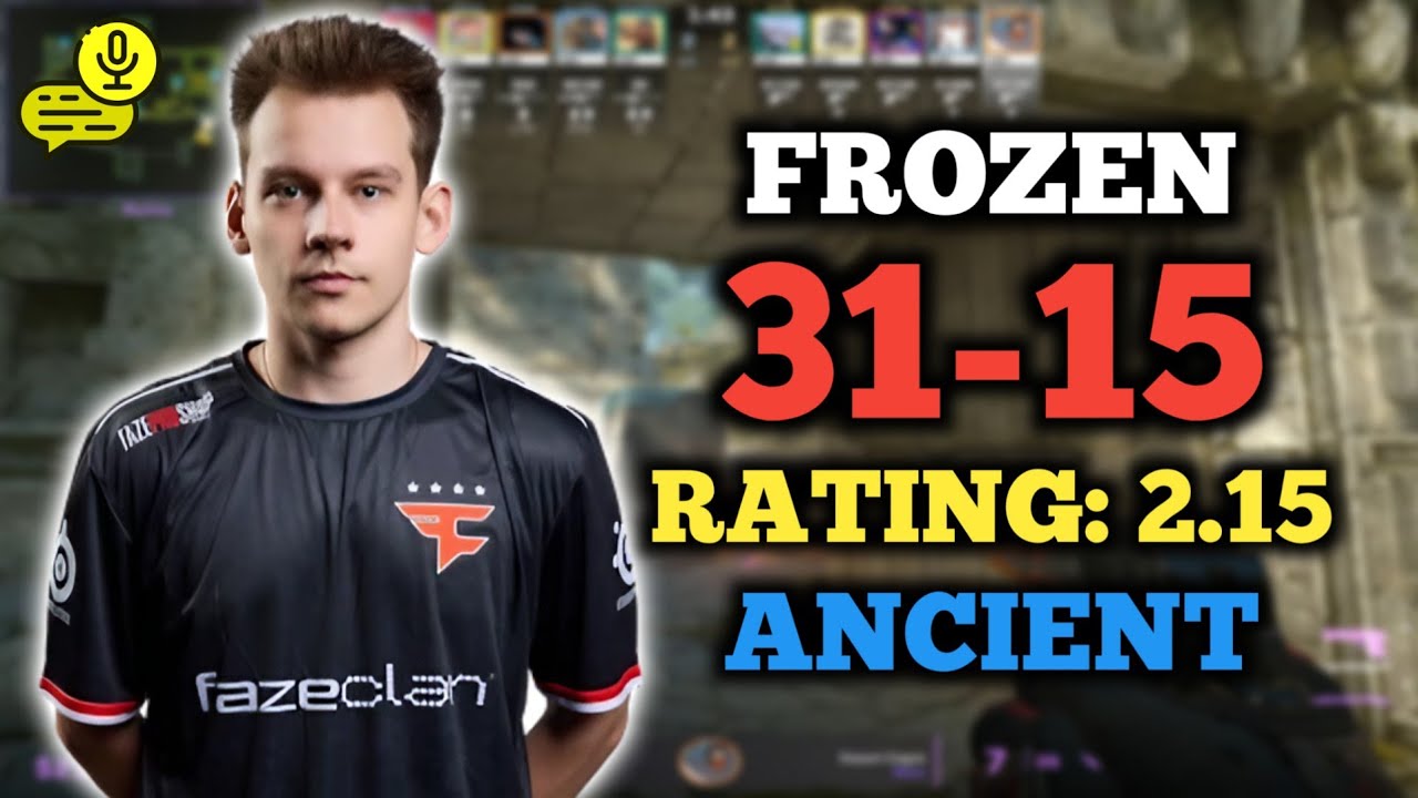 FROZEN (31-15) RT: 2.15 | EU FACEIT (ANCIENT) +VOICE | CS2 POV - YouTube