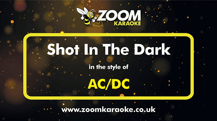 Shot in the Dark Karaoke version - Karaoke performance video thumbnail