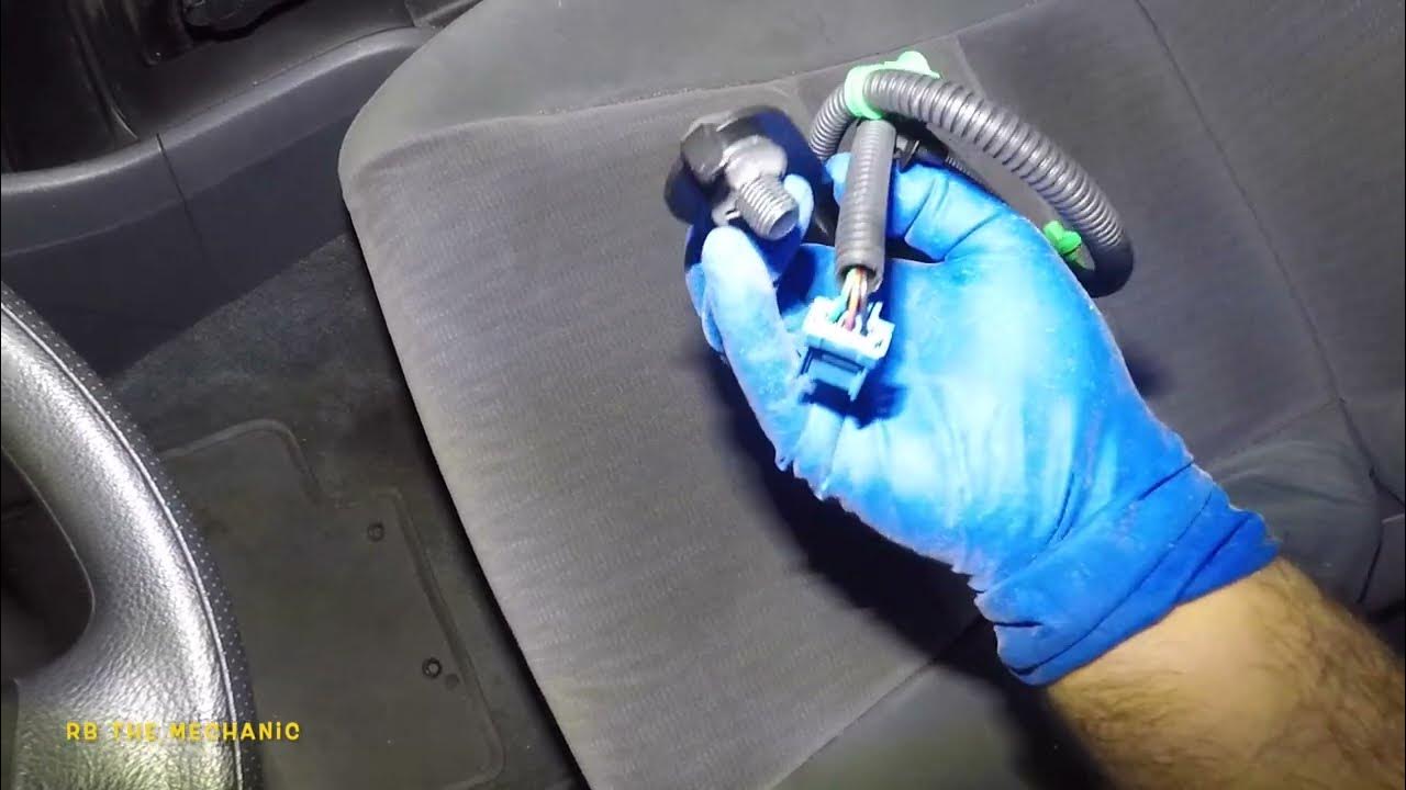 seat belt 61 10 open in left front belt buckle switch replacing - YouTube