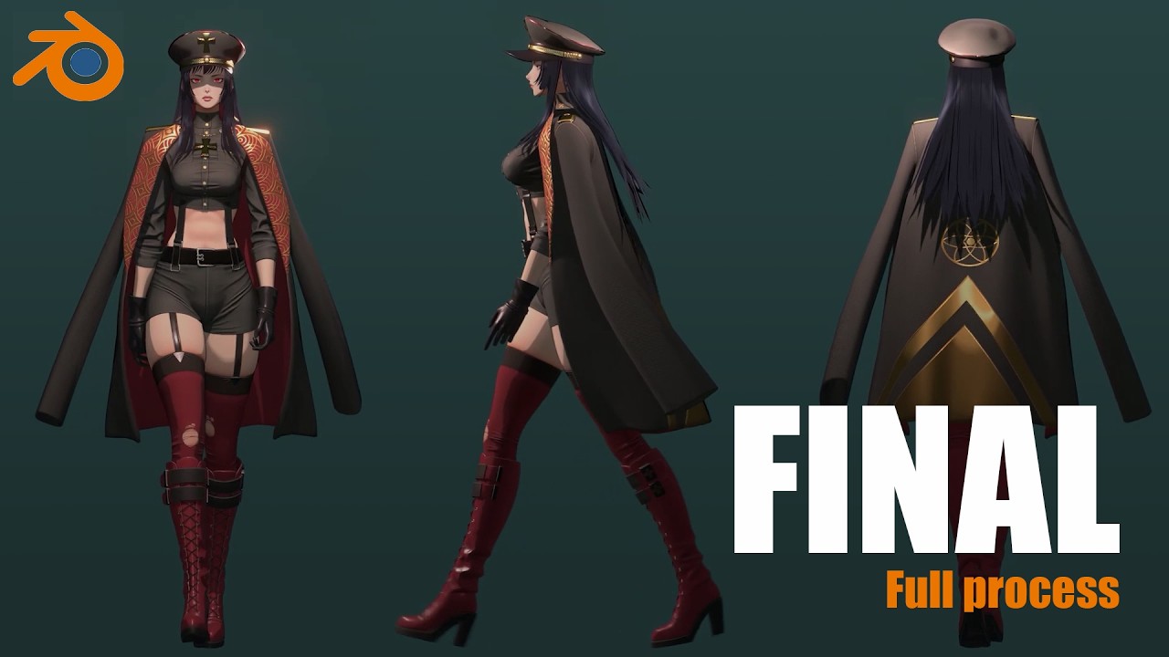 PART-FINAL)MILITAR GIRL [BLENDER] - YouTube
